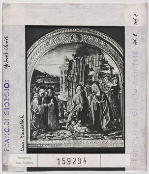Vorschaubild Francesco di Giorgio Martini: Geburt Christi. Siena, Pinakothek 
